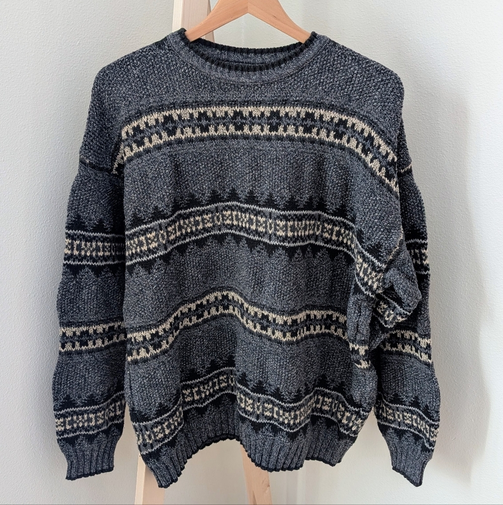 St John’s Bay Vintage Chunky Crewneck Sweater - Picture 3 of 11